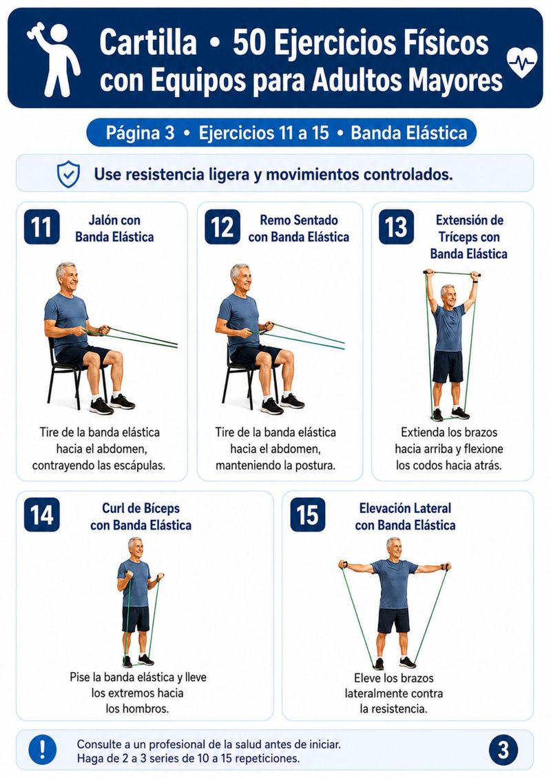 Página 3 del material de ejercicios para adultos mayores